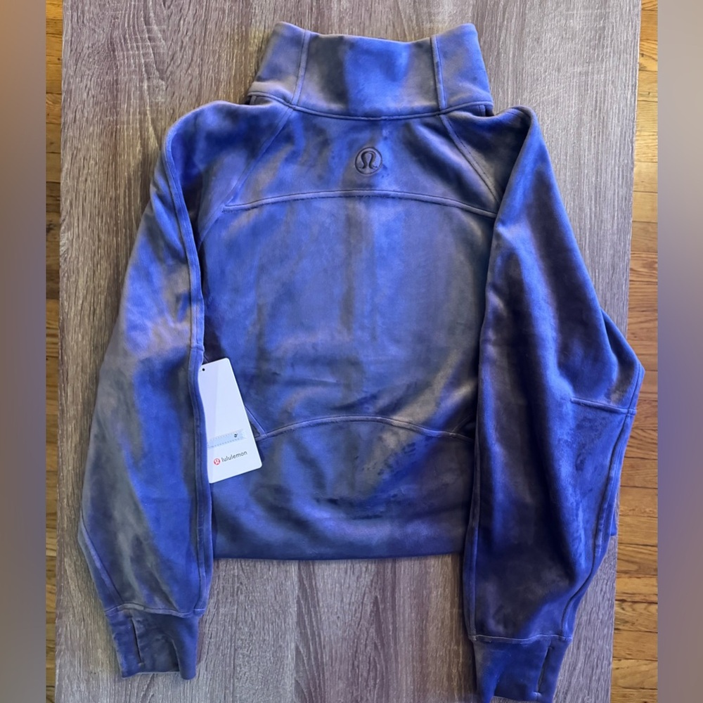 Lululemon Scuba oversized funnel neck sweater. Nightfall.Purple/Gray tone.M/L - Picture 13 of 16